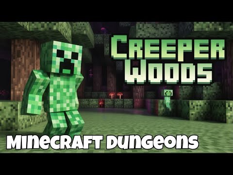 Exploring CREEPER WOODS in Minecraft Dungeons