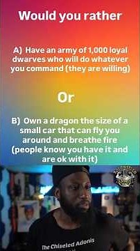 Which Would You Choose: A Dragon or 1000 Dwarves