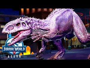 NEW INDOMINUS REX RAID BOSS DEFEATED (JURASSIC WORLD ALIVE)