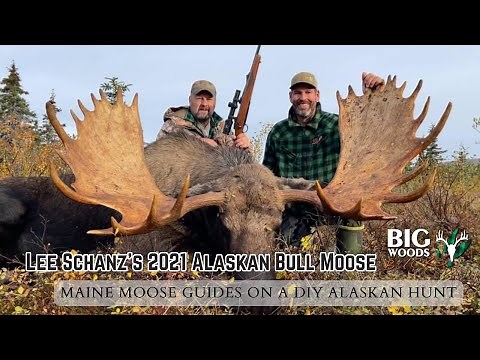 Lee Schanz's 2021 Alaskan Bull Moose | Two Maine Guides on a DIY Alaskan Moose Hunt