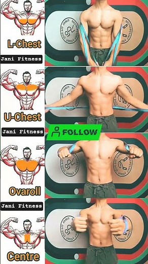 ✅Grow Your Chest with Resistance Bands (No Gym Needed) 💪 #resistancebands #chestworkout