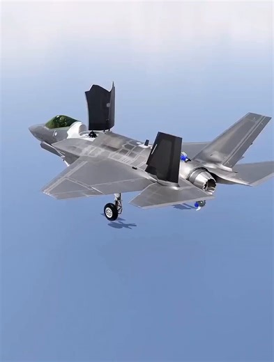 Adding context to my previous tweet: here’s an animation showing how the F-35B’s three-bearing swivel duct nozzle (3BSD) works. It’s a mechanical masterpiece that vectors P&W F135 engine’s thrust from straight aft to 95° downward in seconds. Pure STOVL magic.