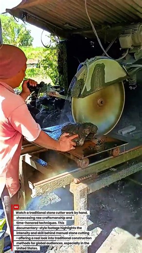 Traditional Stone Cutting by Hand | Raw Craftsmanship in Action