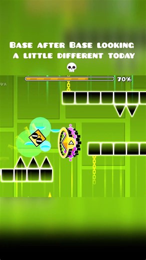 This Geometry Dash looking strange today... #geometrydash #gd
