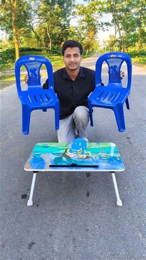 😱 Small 4-Chair Table Set vs Premium Folding Table — Unboxing & Test! 🔥 #Shorts