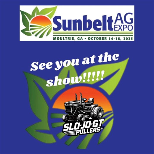 ⚡ Torque talks. We listen. 🎯 The South’s strongest meet at the Sunbelt Ag Expo — we’re ready. | SloJo GT Puller Promotions