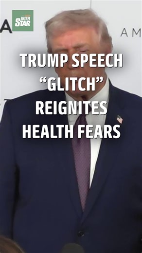 WATCH: Trump has a weird speech '"glitch" while accepting another made-up award. #trump #politics | Irish Star US
