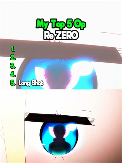 My top 5 opening Re ZERO ‖ Mention which is your favorite opening and what would be your top ‖ #gaverz #rezero #rem#longshot#redo#realize#paradisusparadoxum#reweave#top5 #top5opening #anime #openinig #fy