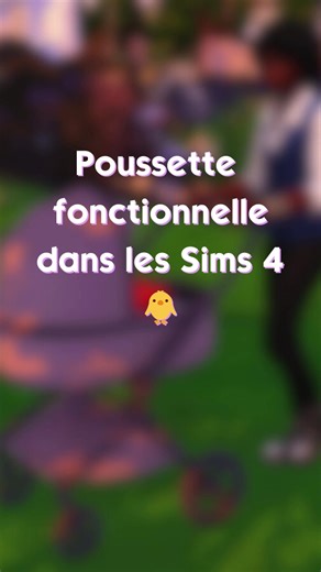 😍ENFIN des POUSSETTES dans les Sims 4 ? C'est possible avec ce mod ! #Sims #Sims4 #ModSims4 #Sims4cc #Sims4infants