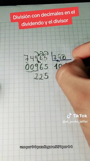 División con decimales: Aprende a resolver 40 ejemplos