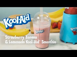 Strawberry Banana Lemonade Kool-Aid™ Smoothie | Nostalgia Makes | Using Kool-Aid™ Slush 'N Go