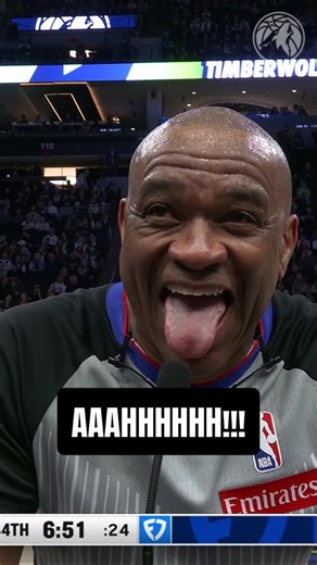 Wolf got your tongue. 😜 #minnesota #nba #timberwolves