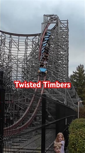 Twisted Timbers Kings Dominion — RMC Hybrid Coaster!