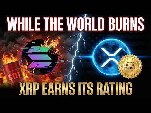 Solana Burns, Oil Spikes, Iran Rattles Markets — XRP Just Got a Credit Rating