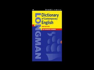 Longman dictionary for android. LDOCE5 dictionary for android. ☟☟