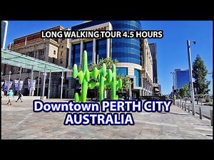PERTH CITY CBD, Western Australia: ULTIMATE WALKING TOUR (Walking the entire PERTH CBD) - 4.5 Hours