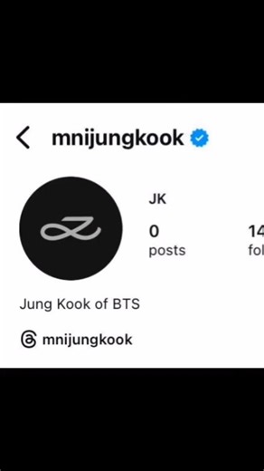 Jungkook abrió, Jungkook acaba de abrir una nueva cuenta oficial en la app de threads jeonjungk