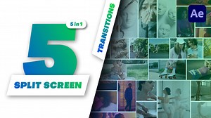 Multiscreen Transitions - 5 Split Screen