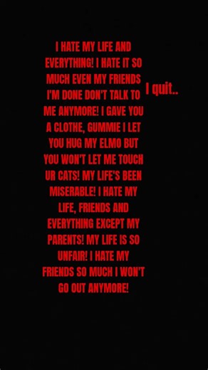 BYE HAVE A GREAT TIME WITHOUT ME!