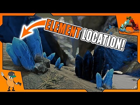 EASY ELEMENT & ELEMENT SHARD LOCATION | ARK CRYSTAL ISLES FREE DLC