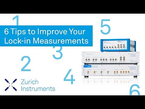 6 Tips to Improve your Lock-in Amplifier Measurements