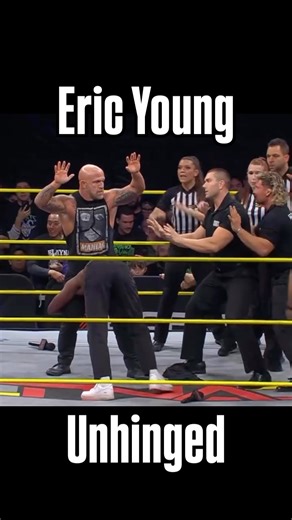 MATHIAS (Ryan J. Mathias) on Instagram: "Well…that was fun. 🤕〽️ Eric Young goes unhinged on TNA iMPACT delivering a piledriver to BDE and TNA wrestling security! 🎥 @tnawrestling Follow me 👉 @mathiaswrestles for more pro wrestling content! #tnawrestling #tnaimpact #tnaimpactwrestling #ericyoung #prowrestling"