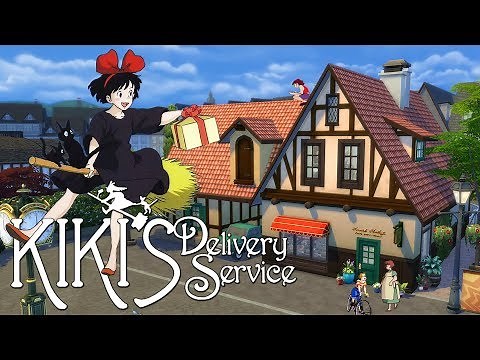 Kiki’s Delivery Service Bakery | 🍞 | Sims 4 Ghibli Inspired Speed Build