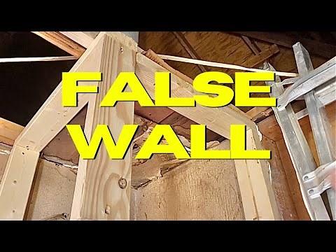 How to build a false wall easy.