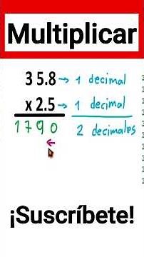 ✅👉Multiplication with decimals