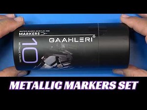 Game Changer for Your Models? | Gaahleri Metallic Markers Set - I Test them Here!