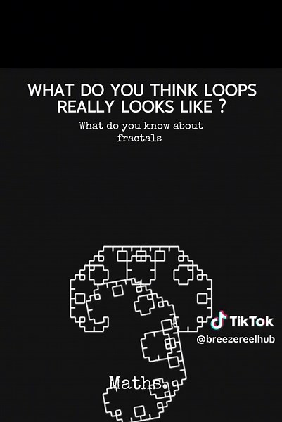 How much about fractals? Do you know the recursive paterns of loops?#amazigfacts #fyp #numbers #math #loops #fractals