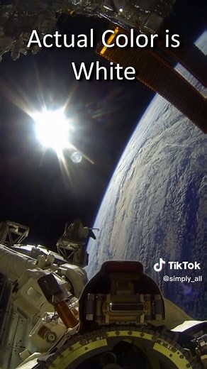 The Color of the Sun in Space Explained