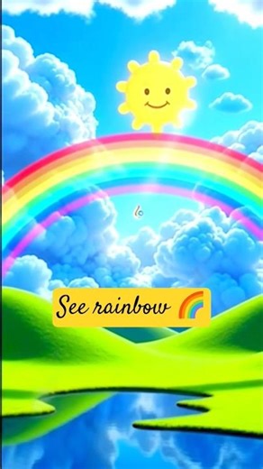Why Do We See Rainbows? 🌈 | Fun 3D Cartoon Short #Rainbow #NatureMagic #KidsEducation #mhhcartoon