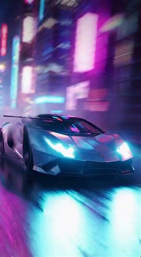 Midnight Speed Run – No Limits 🏎🔥 #automobile #funny #animation #edit