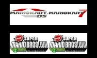 Mix of 4 videos from youtube : [ULTIMATE MASHUP] Mario Kart DS: DK Pass Theme Mashup (MKDS MK7 NewerSMBWii NewerSMBWii Fast)(Fixed)