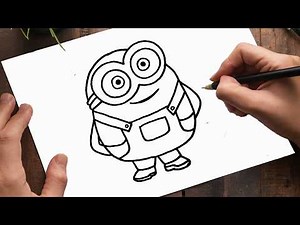 How To Draw A Minion (Bob Easy) | Learn To Draw An Minion