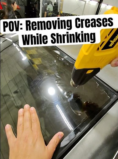 How to Remove Creases While Shrinking