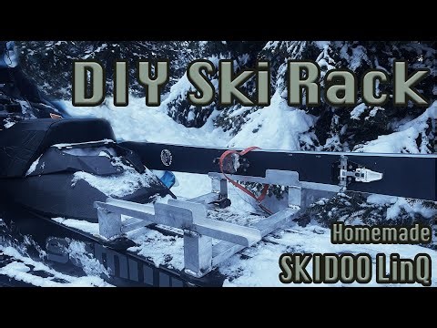 DIY Ski Rack for my Skidoo Summit