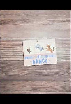 Good Luck Dance Recital Card #handmadecards #diy #cardmaking #papercrafting