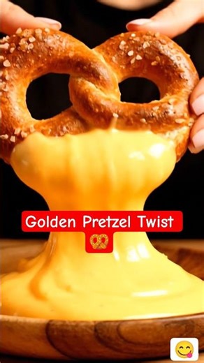 Golden Pretzel Twist 🥨🔥 Perfect Crunch Outside, Soft Inside Magic | #shorts #food #ai #pretzel