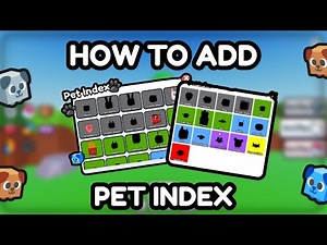 How to add Pet index to your Simulator Generator Game