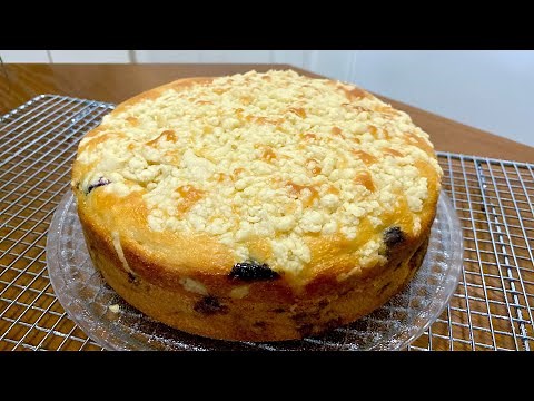 EASY BLUEBERRY CAKE | FRESH BLUEBERRY CAKE RECIPE | HOMEMADE