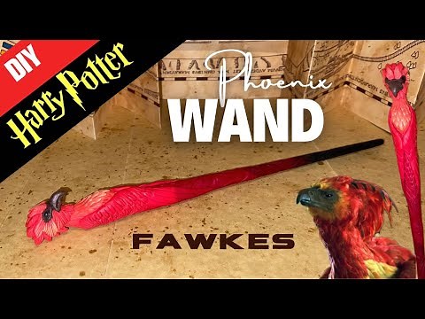 ⚡️Harry Potter DIY: Phoenix Wand - Fawkes