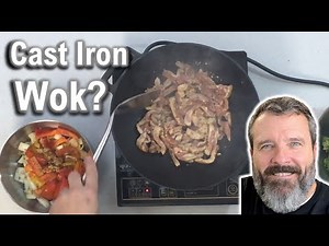 Cast Iron Wok on a DUXTOP 1800W Induction Cooktop 🐽🥦⛩ Performance Review Teach a Man to Fish