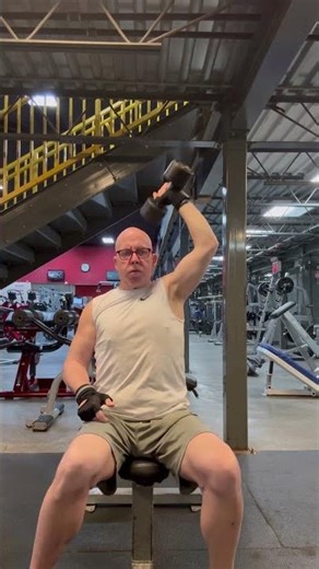 One-Arm Standing Dumbbell Extension Aphasia Stroke Disability