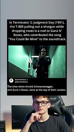 The Hidden Guns N' Roses Easter Egg In Terminator 2! #shorts