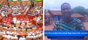 LIVESTREAMED: Proceedings of parliament, how Atuna residents have prevented illegal mining and more