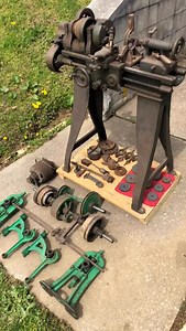 Machine Shop Tour – Day 21 This has to be the cutest South Bend lathe I’ve ever owned. A 9” swing with just a 2-1/2’ bed—small in size, but loaded with character. When I spotted this one on Craigslist, I knew it had to come home. The vintage line-shaft drive components that came with it were the cherry on top. Serial number 29265 dates this machine to 1923, making it a South Bend Model O (often referred to as the Junior). One neat detail about these 9” O-series lathes is that they share the same