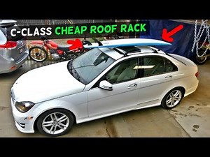 ¿Cómo instalar las barras de techo en el Mercedes Clase C? (con vídeo)