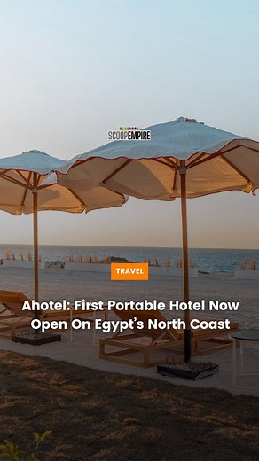 In the world of portables: there are portable chargers, portable espresso machines, and portable TVs, now there are portable hotels. Ahotel, the North Coast Egypt’s latest luxury accommodation flourishes through its innovative concept in which it’s designed to be built and dismantled again at the end of the summer; it’s a getaway founded on simplicity, innovation, and liberation. Ahotel’s deep and peachy oranges and pure whites excite as well as relax the senses and reflect the carefree characte